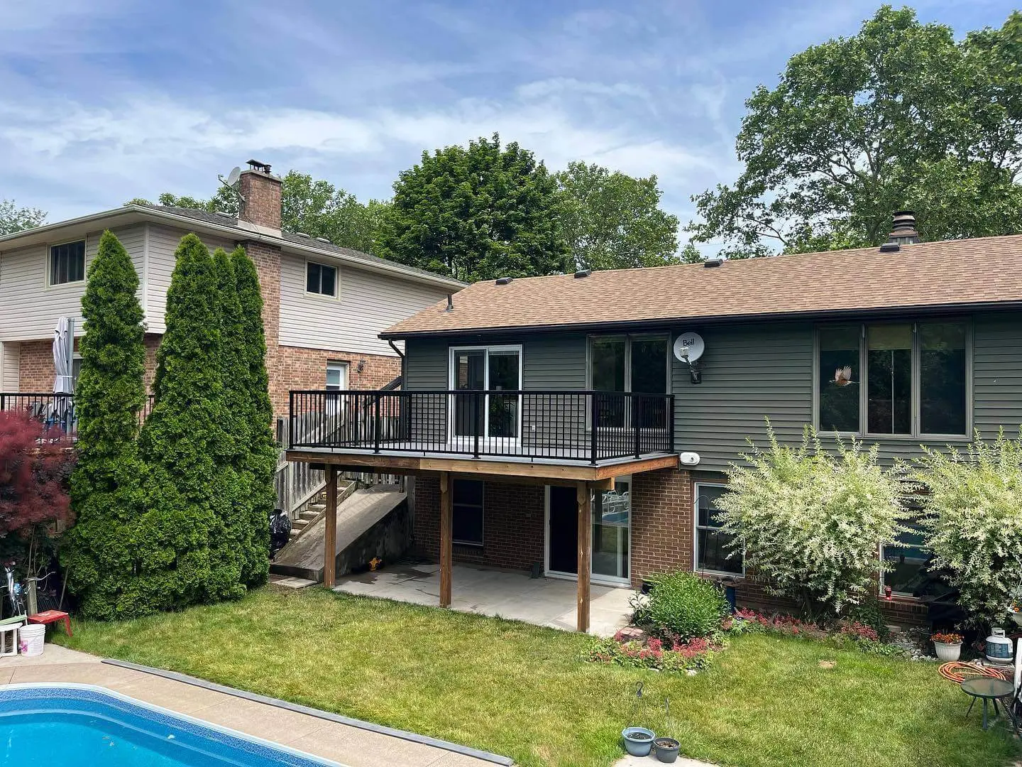 composite deck build composite deck build